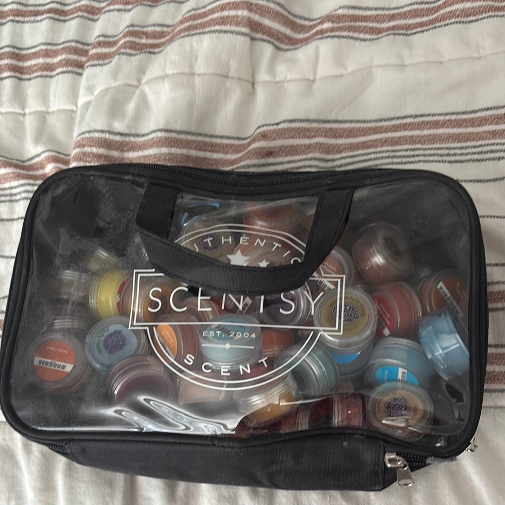 Scentsy Wax Melts in Black Transparent Case